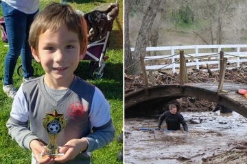 Missing boy told mom 'just be calm' before being swept away in stormwater