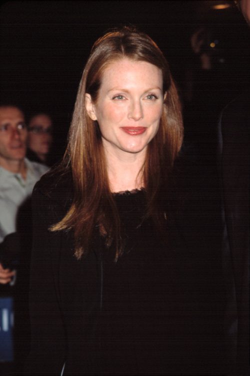 Julianne Moore at Denis Leary Firefighters Foundation Benefit in 2001