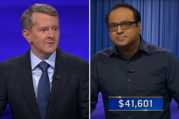 Jeopardy! host Ken shades champ as a 'show off' before his impressive win