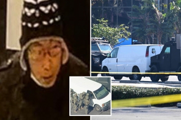 Cops swam white van in hunt for Monterey Park shooting suspect