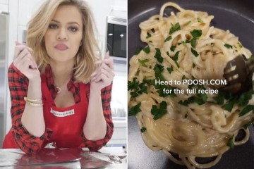 Kardashian fans mock Khloe’s ‘gross’ cheesy pasta recipe in new TikTok