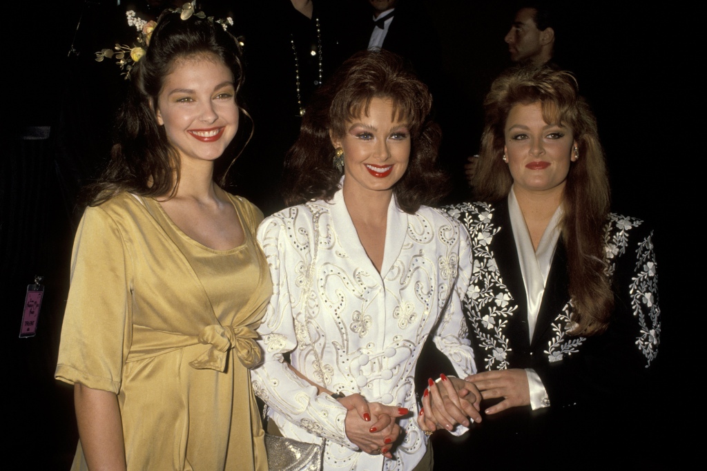 Ashley Judd, Naomi Judd and Wynonna Judd during 19th Annual American Music Awards at Shrine Auditorium in Los Angeles, California, United States. 