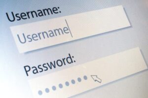 username and password login