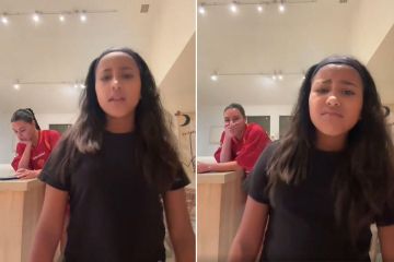 Kim cracks up over North showing off her dance moves in wild new TikTok