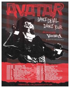 AVATAR Announces Spring 2023 U.S. Tour With VEIL OF MAYA And ORBIT CULTURE
