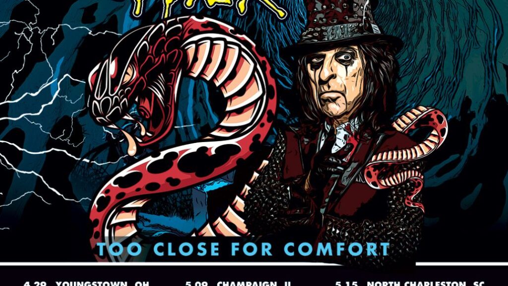 Alice Cooper 2023 tour poster