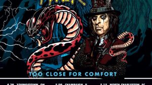 Alice Cooper 2023 tour poster