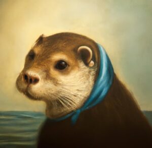 Open AI’s representation of ‘A sea otter in the style of Girl With a Pearl Earing by Vermeer’.