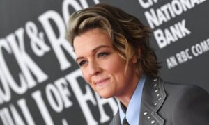 Brandi Carlile at the Rock and Roll Hall of Fame induction ceremony in Los Angeles, November 2022.