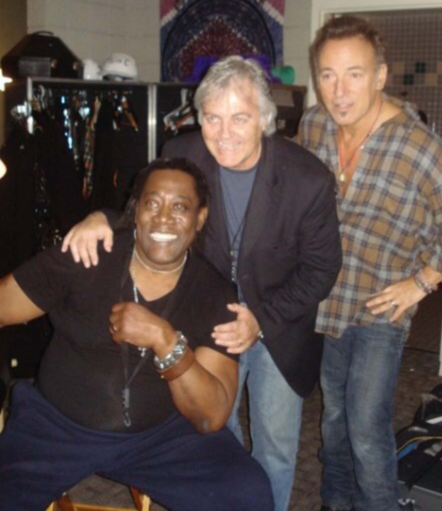 Clarence Clemons, Mike Appel and Bruce Springsteen.