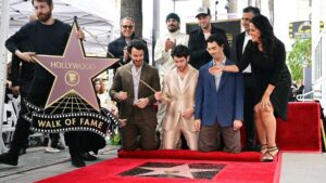 Jonas Brothers receive Walk of Fame star, announce new album's release date : NPR