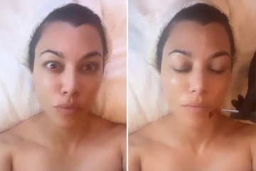 Kourtney Kardashian stuns fans in new video during 'transformative' facial