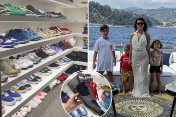 Kourtney's daughter Penelope shows off brother Mason's $6K walk-in shoe closet