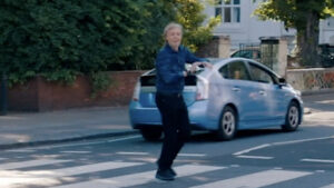 Paul McCartney Nearly Hit by Car Outside Abbey Road: Watch