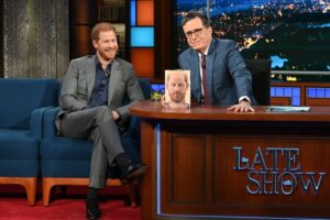 Prince Harry joins Stephen Colbert on "The Late Show" on Tuesday, the day his memoir "Spare" is released.
