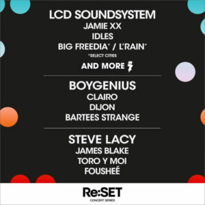Traveling Outdoor Concert Series Re:SET to Welcome LCD Soundsystem, boygenius, Steve Lacy and More for Inaugural Year