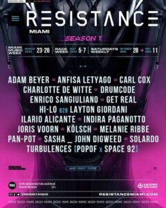 ULTRA's RESISTANCE debut U.S. club residency gets official lineup