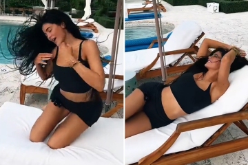 Kylie dances in just a crop top and short shorts for new TikTok
