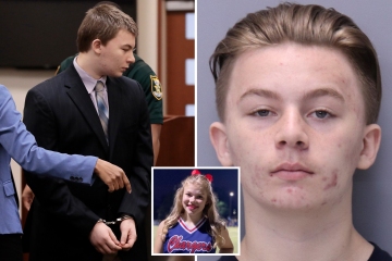Teen pleads guilty to murder of cheerleader, 13, by stabbing her 114 times