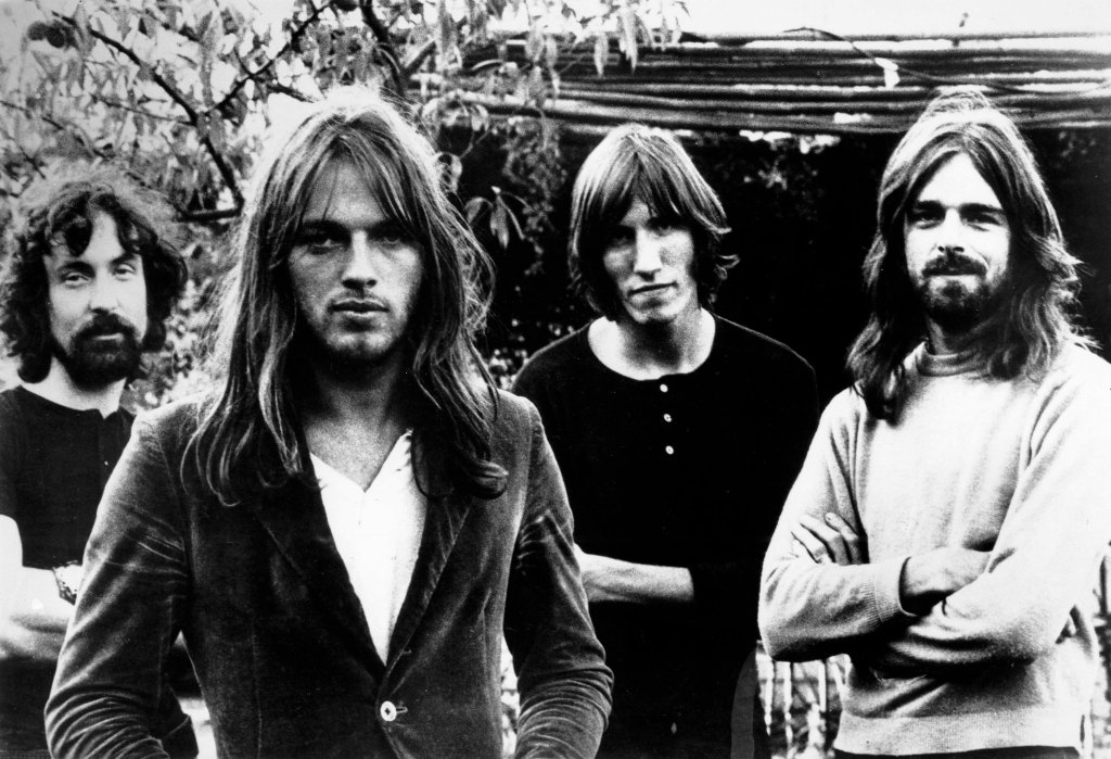 Roger Waters, Rick Wright, Pink Floyd, Nick Mason, and David Gilmour.