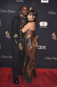 Cardi B tries to break up Offset and Quavo's Grammys fight