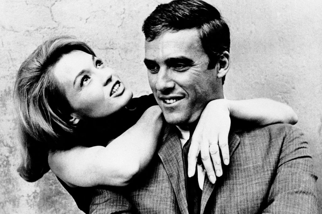 Burt Bacharach, seen here in 1965 with then-wife Angie Dickinson, has died.