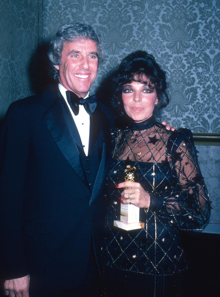 Bacharach and then-wife singer Carole Bayer Sager at the 39th Annual Golden Globe Awards at the Beverly Hilton Hotel, Beverly Hills, California, January 30, 1982.
