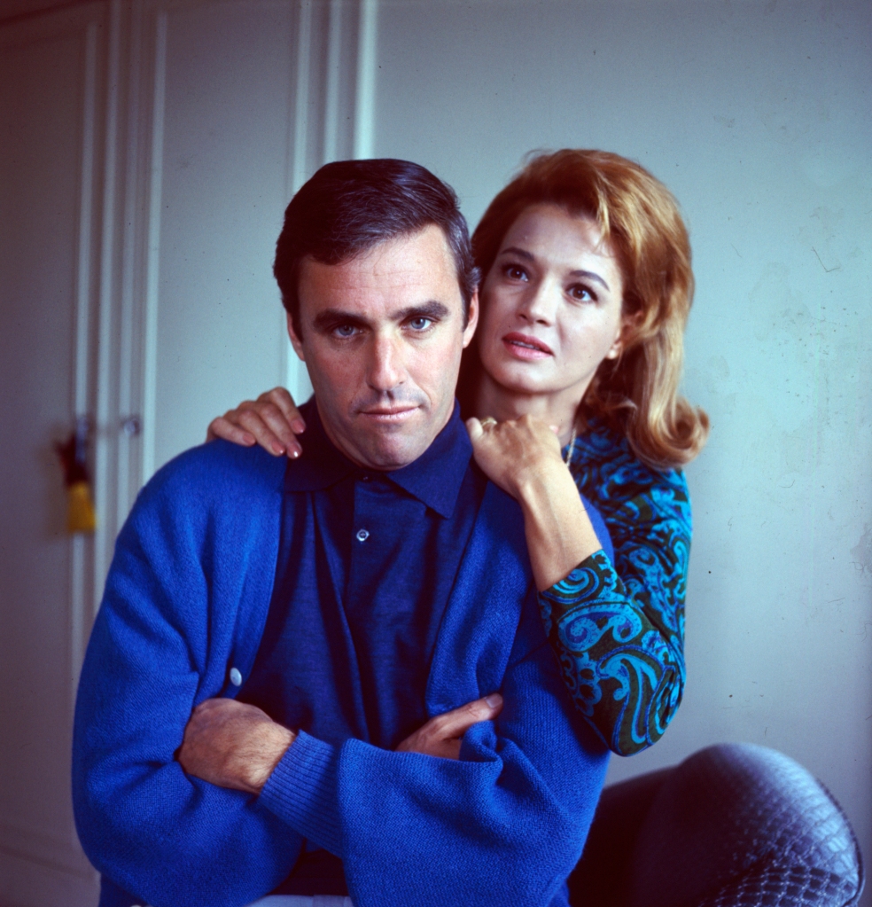 Burt Bacharach and his then-wife actress Angie Dickinson in London in 1966.