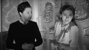 Judith Anderson and Joan Fontaine in Rebecca