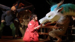 Chihiro and Haku dragon from Spirited Away Stage Play