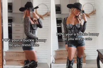 I'm a buckle bunny - cowboys ask me to dance after seeing my 'stunning' outfits