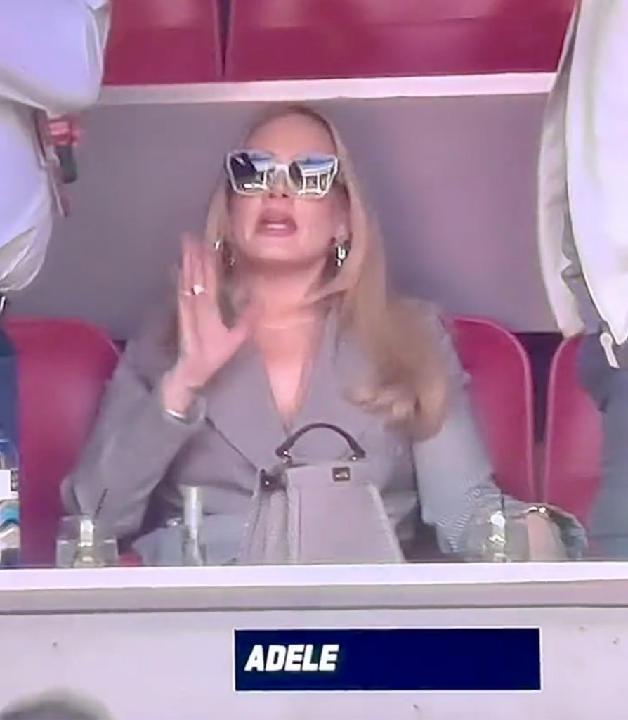 Adele becomes an instant meme at the Super Bowl