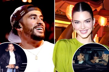 Kendall Jenner and Bad Bunny sneak on 'second secret date' with the Biebers