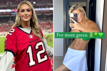 Veronika Rajek's NFL fandom from Brady to Super Bowl party in daring outfit