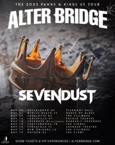 ALTER BRIDGE Announces May 2023 U.S. Tour With SEVENDUST
