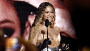Beyoncé sets a new Grammy record, while Harry Styles wins album of the year : NPR
