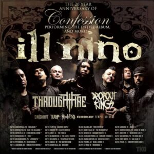ILL NIÑO Announces '20 Year Anniversary Of Confession' May/June 2023 U.S. Tour