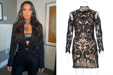 Kim Kardashian adds $6K rhinestone Balmain mini dress to Kardashian Kloset