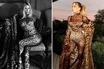 Kim Kardashian shows off her tiny waist in racy new Dolce & Gabbana ad