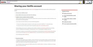 The archived support page says Netflix could block a device “that is not part of your primary location.”