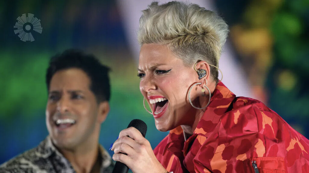P!NK Squashes "Silly" Feud Rumors with Christina Aguilera