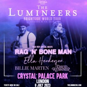 Rag'n'Bone Man and Ella Henderson to support The Lumineers at huge outdoor London show - Music News