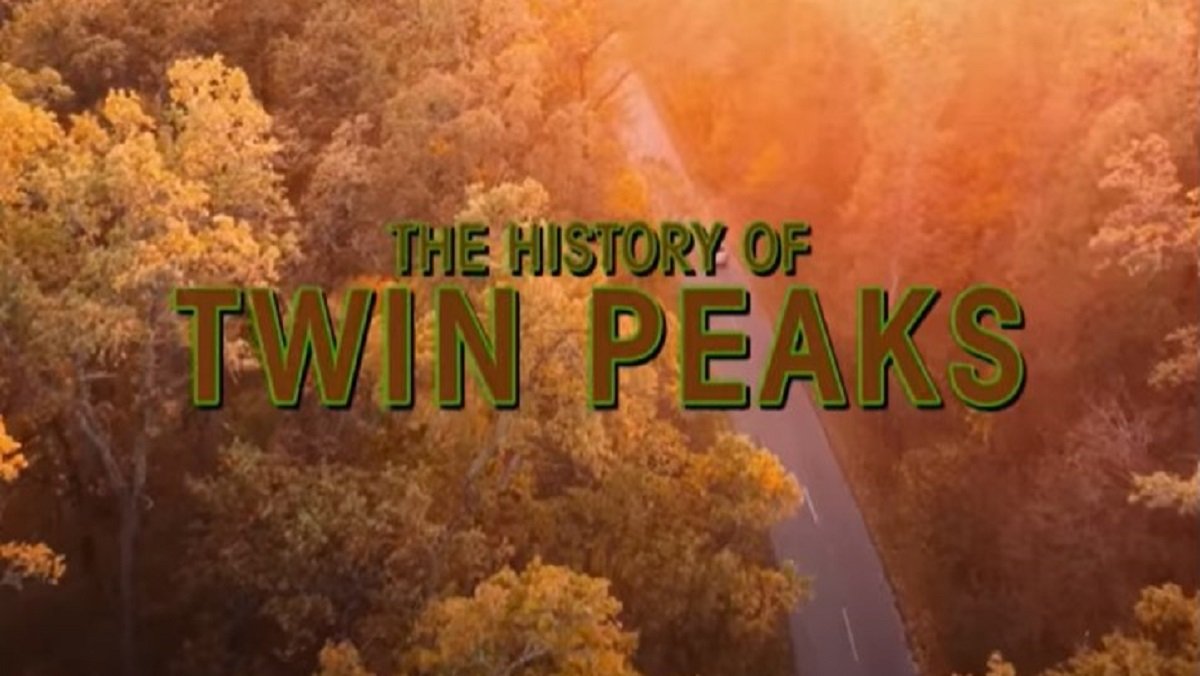 The History of Twin Peaks title card, from YouTube channel Secret Galaxy.