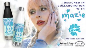 mazie Water Bottle Collab Supports Charity: Exclusive Merch