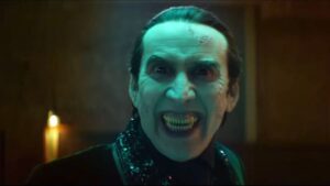 Nicolas Cage as Dracula from Renfield Trailer