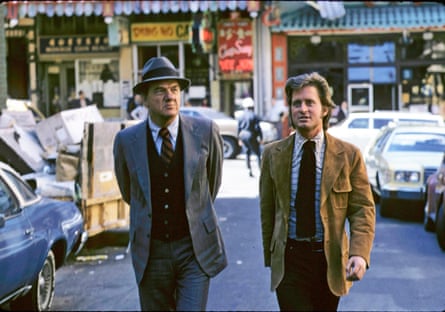 ‘I’ve never worked harder’ … Douglas with Karl Malden in The Streets of San Francisco.
