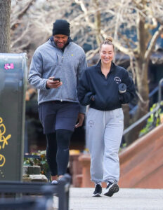 Michael Strahan and his girlfriend Kayla Quick were pictured together walking home from the gym in New York City