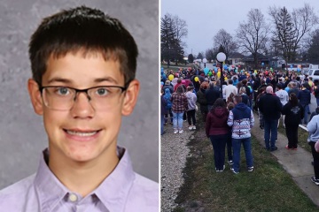 Missing teen Scottie Morris' hometown holds emotional vigil