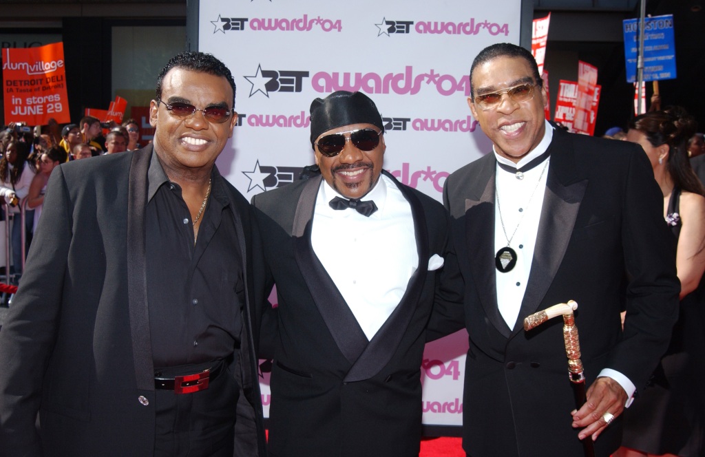 From left to right — Isley Brothers Ronald, Ernie and Rudolph attend the 4th Annual BET Awards in Hollywood, Calif. 