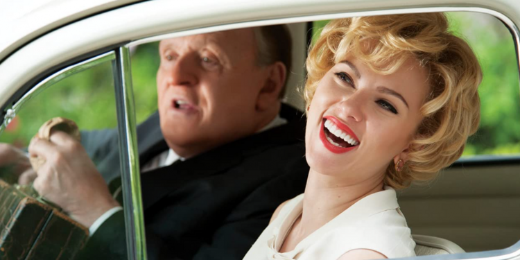 Anthony Hopkins and Janet Leigh in Hitchcock (2012)